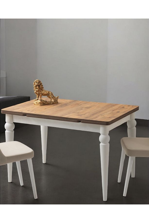 Arda Diş Budak Desen Yanlardan Açılır 120X80 Masa (Açılımış Ölçüsü 180X80) - 2