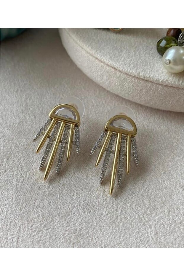 Steel Stick Earrings