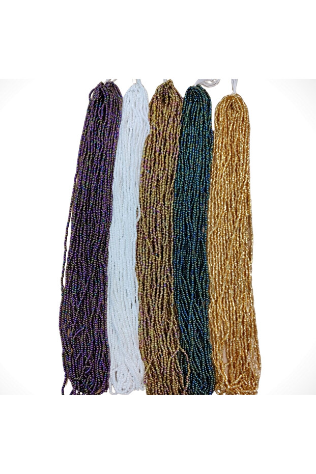 10 Renk Cam Kum Boncuk 0.11 Numara - 6