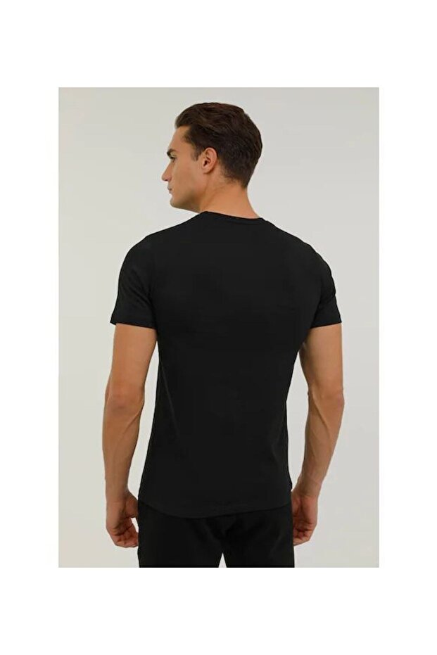 Tričko Basic C Neck Black 101349563 M-ct102 - 2