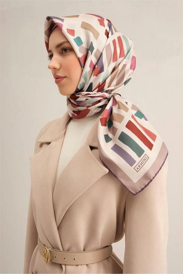 ARMİNE TWİLL İPEK EŞARP 2025 YAZ SEZONU 9341D02-04 - 1