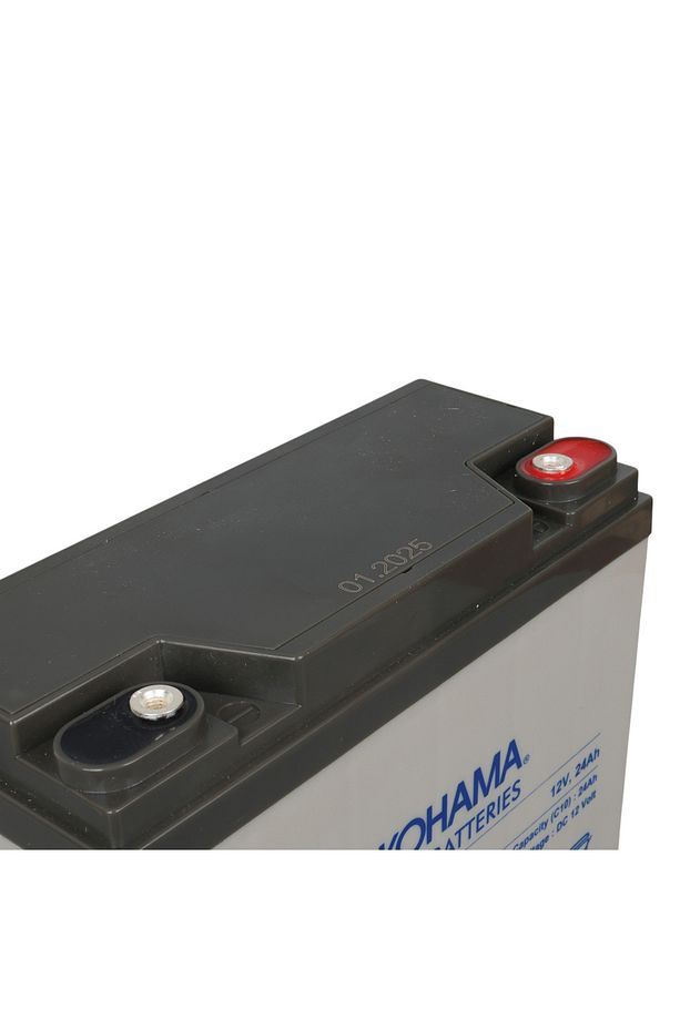 YOKOHAMA YH-1224 12 VOLT - 24 AMPER ELEKTRİKLİ BİSİKLET AKÜSÜ (180 X 76 X 167 MM) (5024) - 4