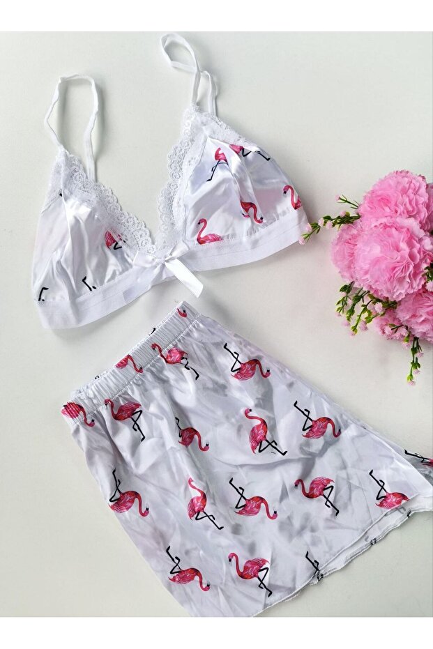 Şortlu Pijama Takımı - 3