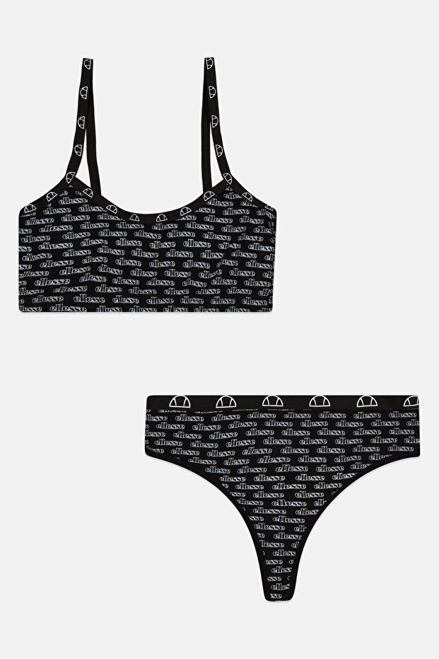 Women 2 Pieces Seamless Bralette And Brief Set, Multicolor