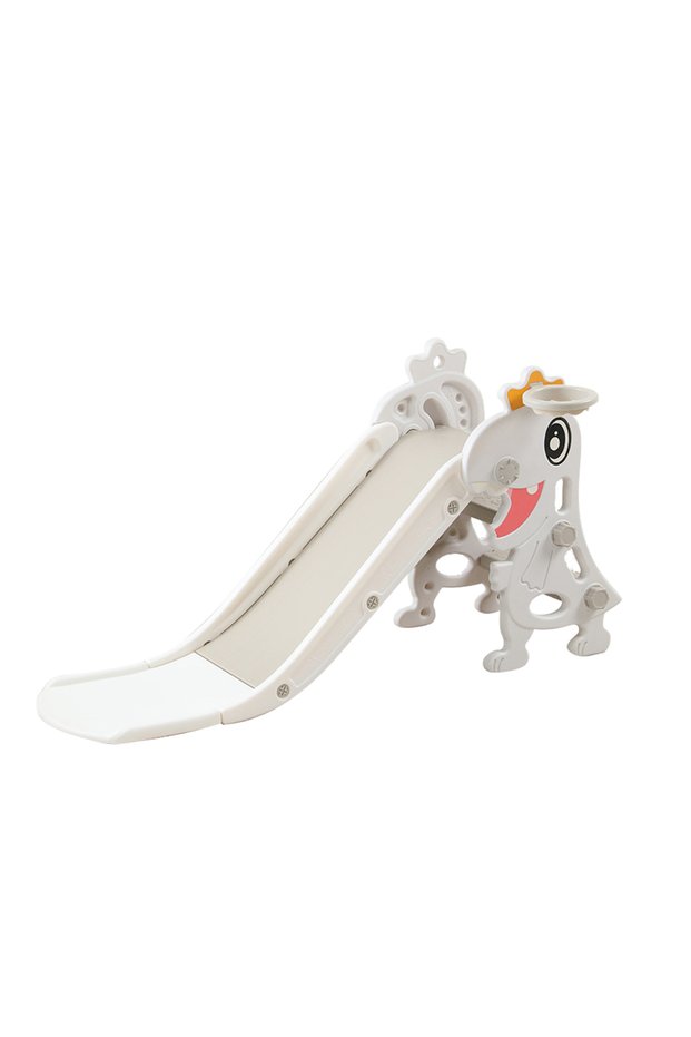 Children's Freestanding Slide Indoor Household Small Kids Slide for Toddlers Folding Indoor White
