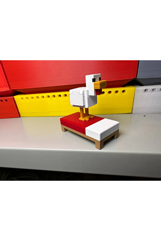 Minecraft, Yatak - Bed Figürü Blok Model - 3