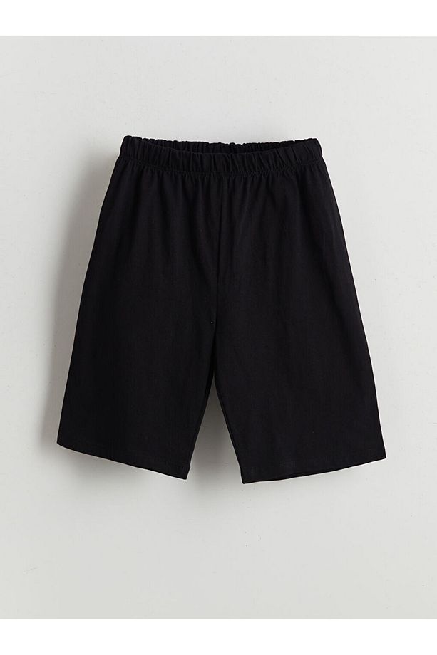 LCW ECO Bisiklet Yaka Erkek Çocuk Şortlu Pijama Takımı - 4