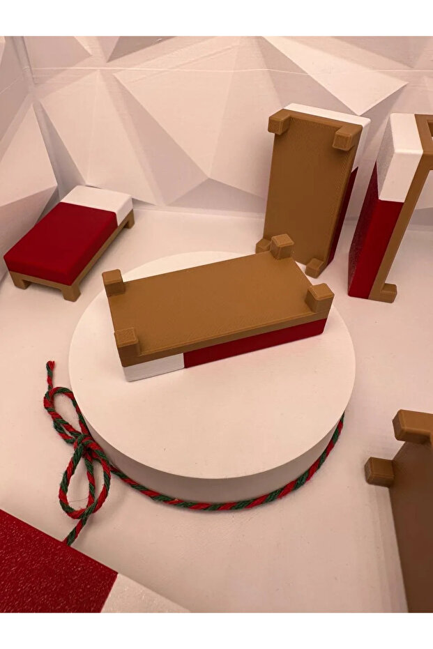 Minecraft, Yatak - Bed Figürü Blok Model - 2