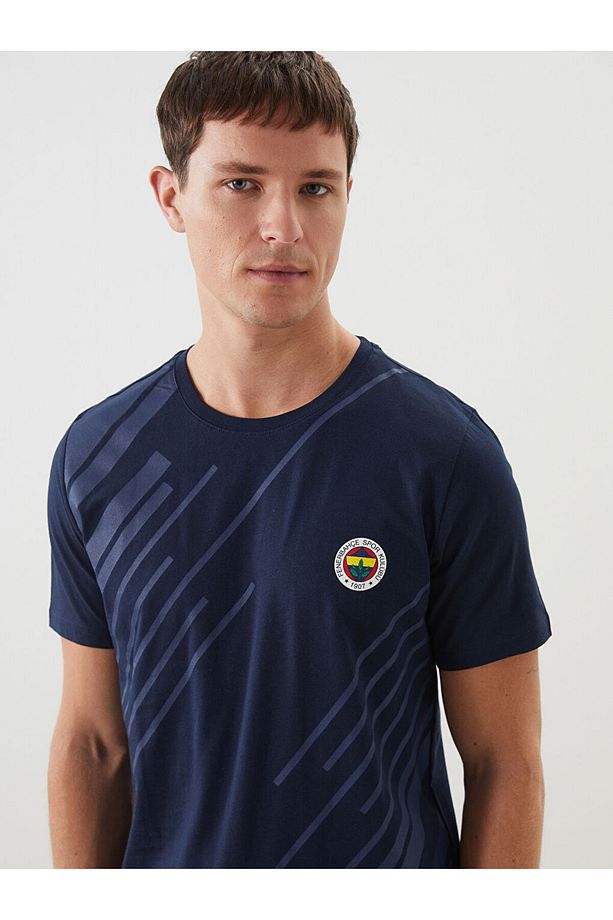 LCW Standart Kalıp Baskılı Erkek Şortlu Pijama Takımı - 2