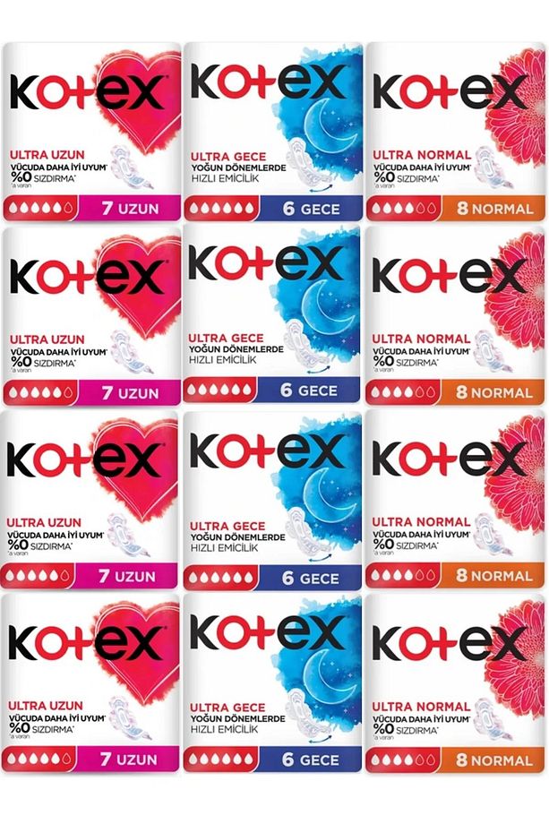 Ultra Hijyenik Ped Gece Normal Uzun X 12 Paket - 1