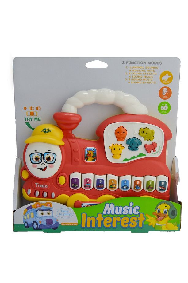 İlk Piyanom Tren Sesli ve 3 Fonksiyonlu - 3
