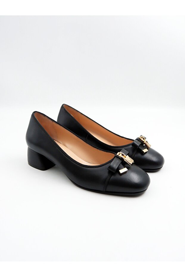 Women's Genuine Leather Heeled Shoes