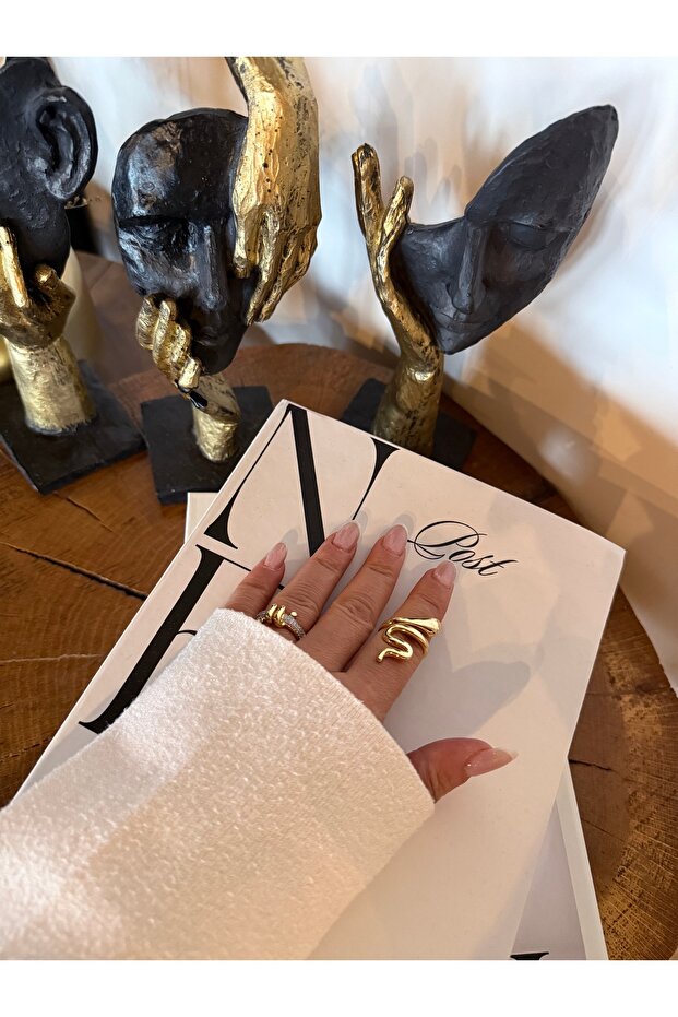 Yılan model yüzük - 1