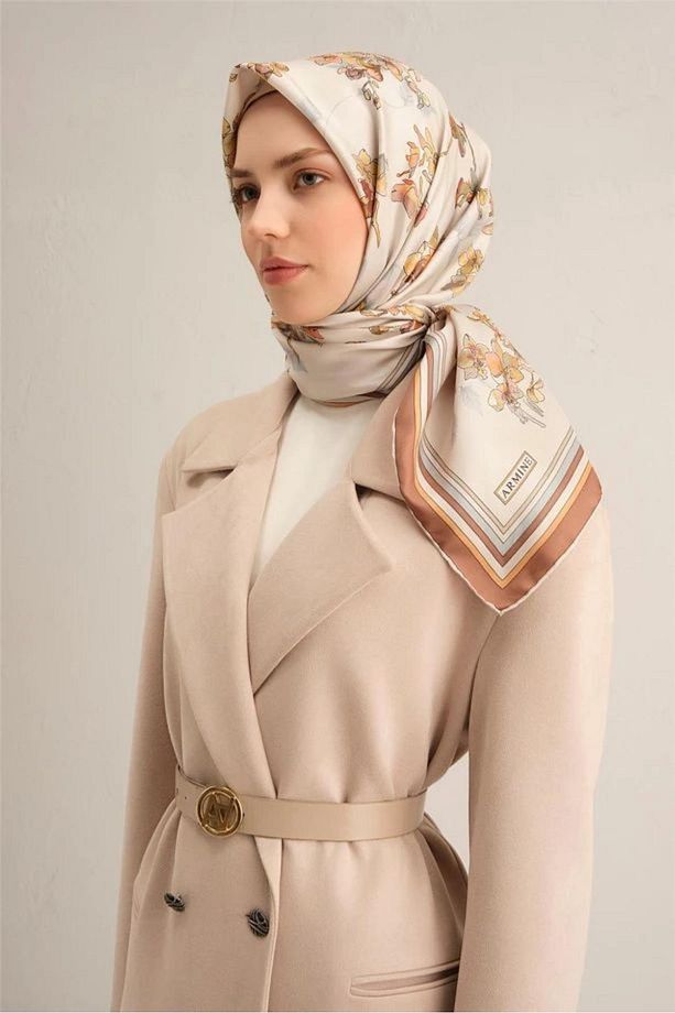 ARMİNE TWİLL İPEK EŞARP 2025 YAZ SEZONU 9316D02-81 - 1