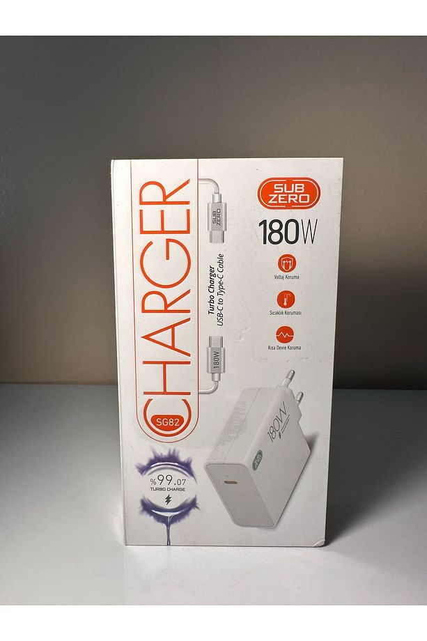 180w Type-c Pd Kablolu Sg82 Turbo Ev Tipi Şarj Aleti Salise Gösterir - 2