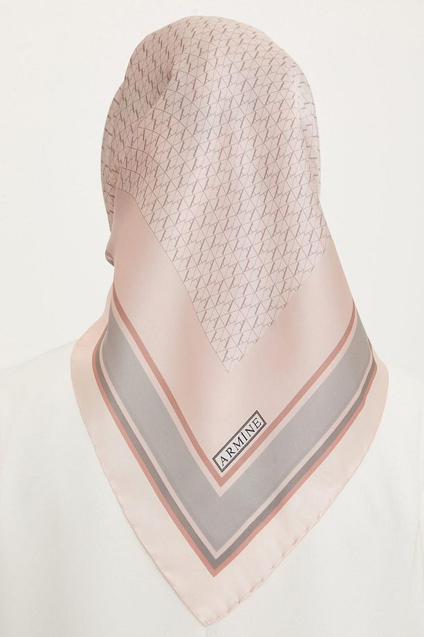 Nostalji Serisi Twill Ipek Eşarp 8724d-05 - 3