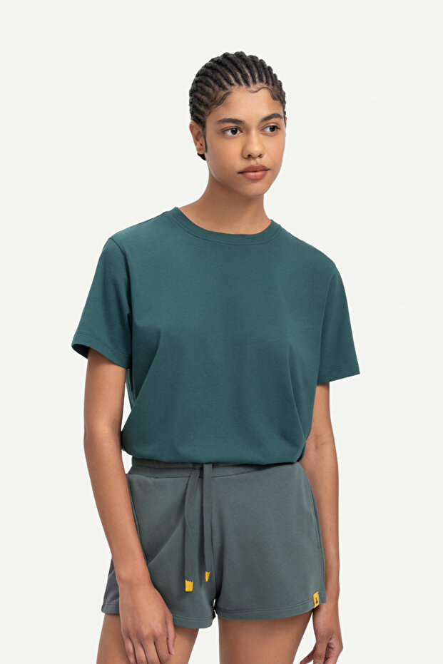 Unisex Regular Fit Basic T-Shirt - Ocean - 5