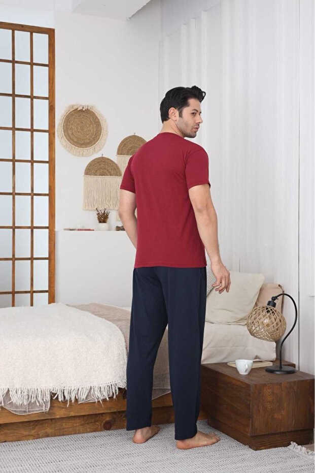 SÜPREM KISA KOL ERKEK PIJAMA TAKIMI - 2