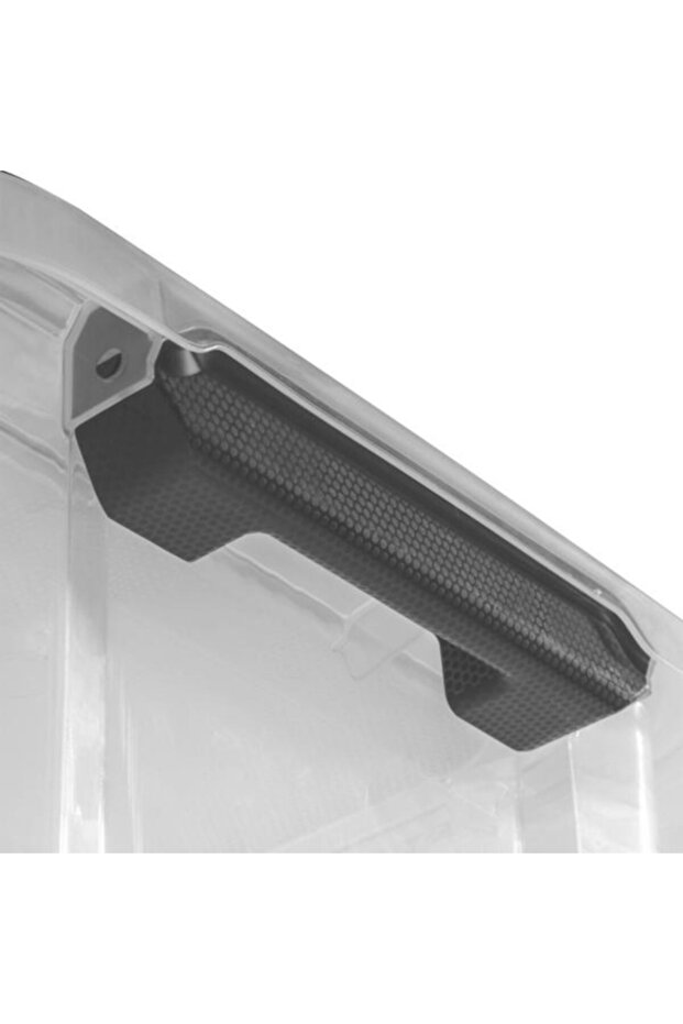 Stackable Hinge Lid Rectangular Space Saving Storage Box 37.9 Liter - 3