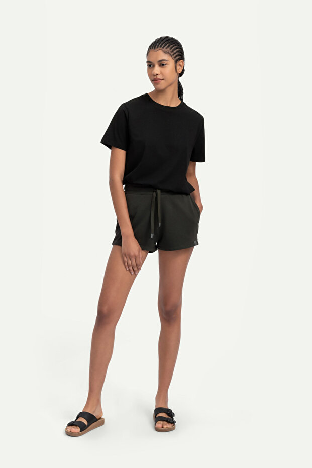 Unisex Regular Fit Basic T-Shirt - Tar - 6