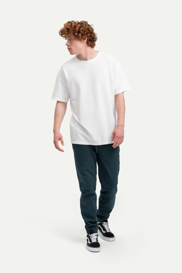 Unisex Oversize/ Relax Fit Basic T-Shirt - Off White - 3
