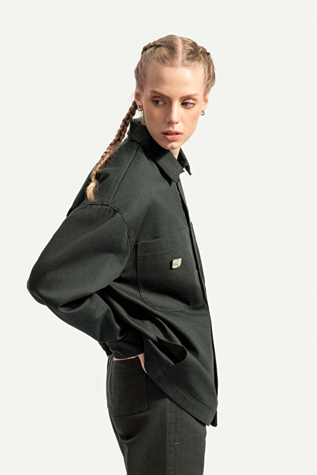 Antrasit Unisex İşçi Ceketi | (Creapus - Asfalt) - 8