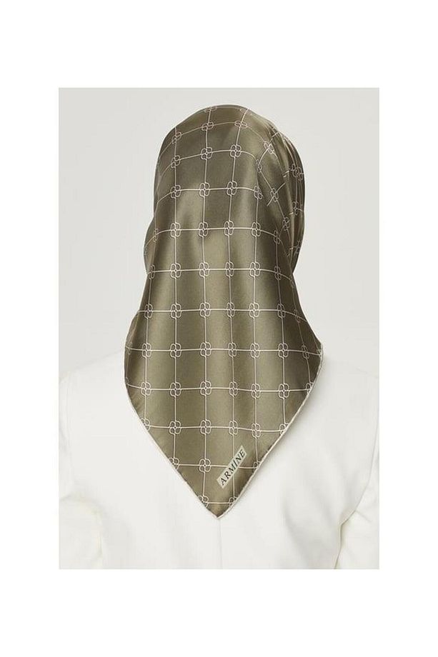 Nostalji Serisi Twill İpek Eşarp 8555D-07 - 3