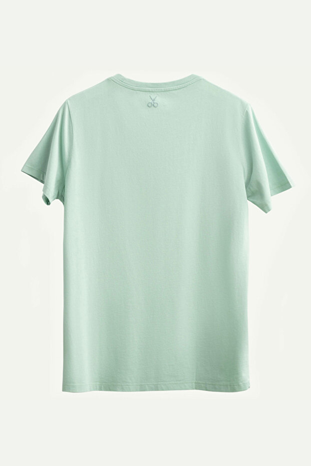 Unisex Regular Fit Basic T-Shirt - Mint - 2