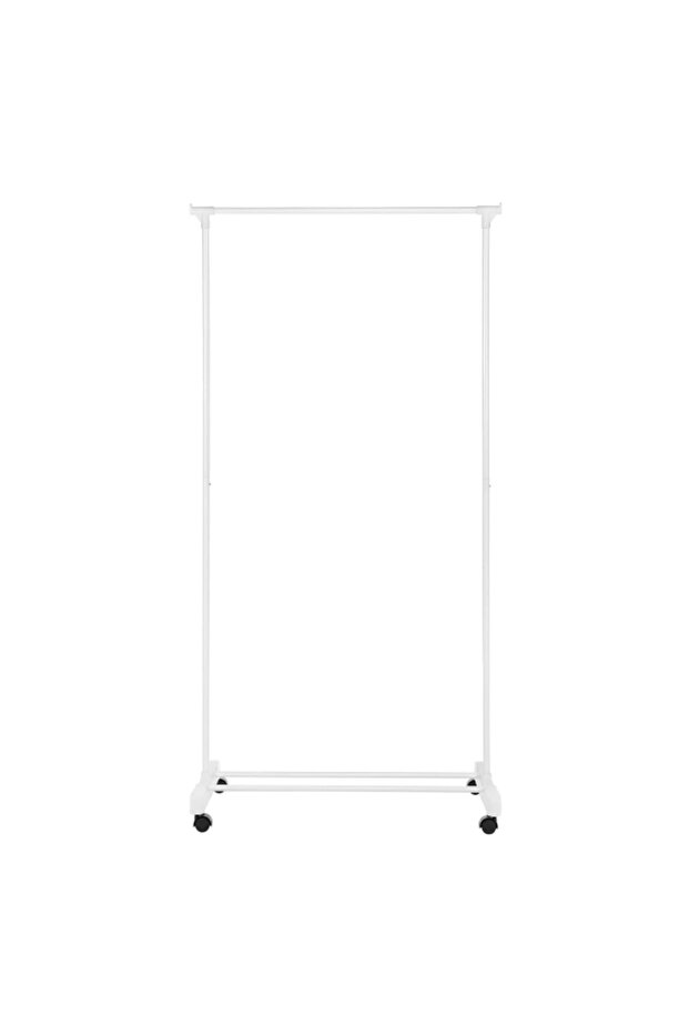 Epoxy Coated Adjustable Rolling Garment Rack - 1