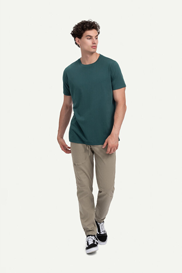 Unisex Regular Fit Basic T-Shirt - Ocean - 3