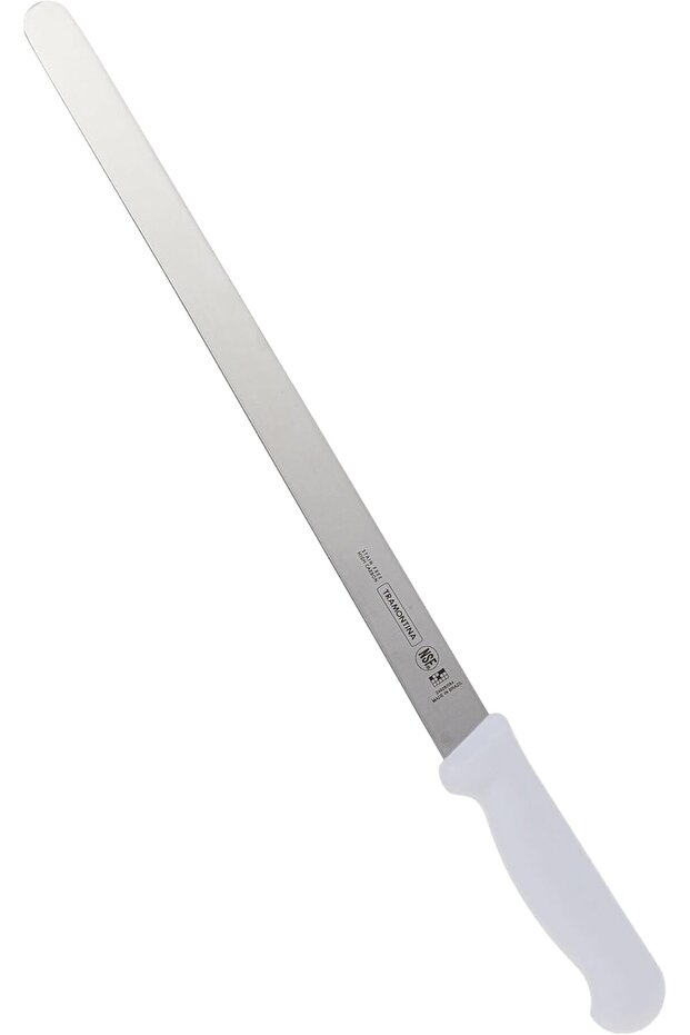 Since 1911, Made In Brazil - Professional 14 Inches Plain Edge Slicer Knife For Cold Cuts
