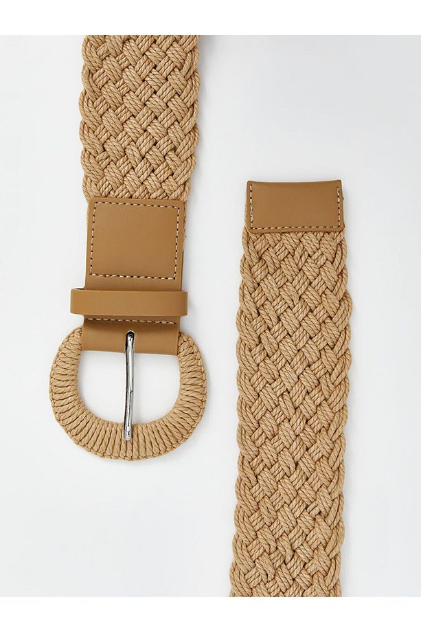 LCW ACCESSORIES Bej Kadın Hasır Kemer - 3