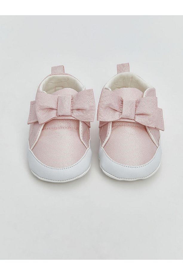 LCW STEPS Pembe Fiyonk Detaylı Kız Bebek Yürüme Öncesi Ayakkabı - 3