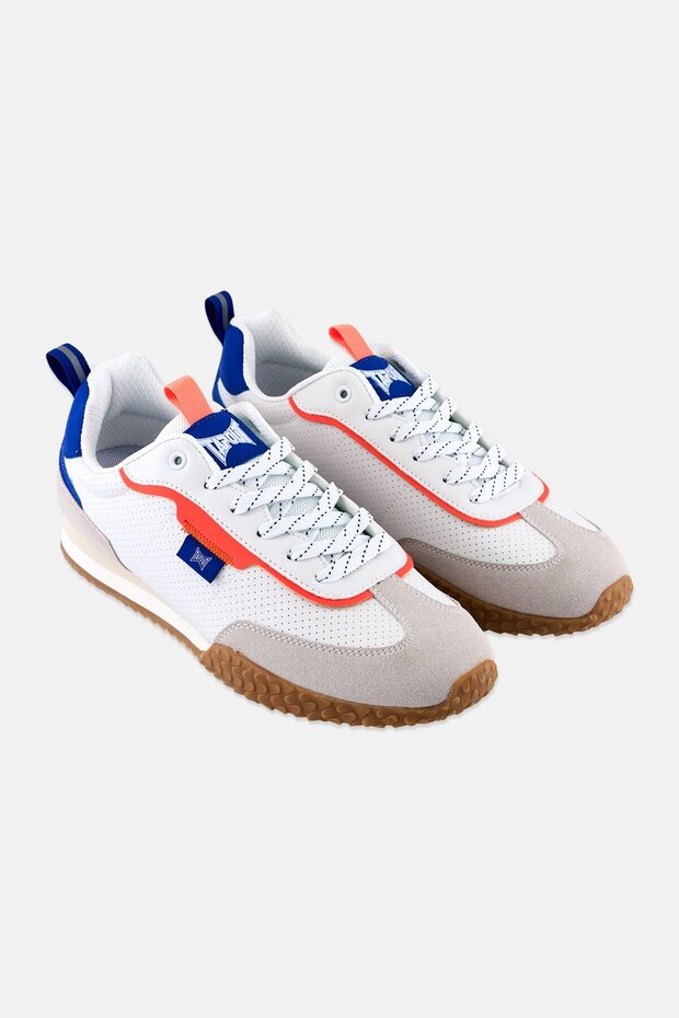 Men Lace Up Outdoor Shoes, White