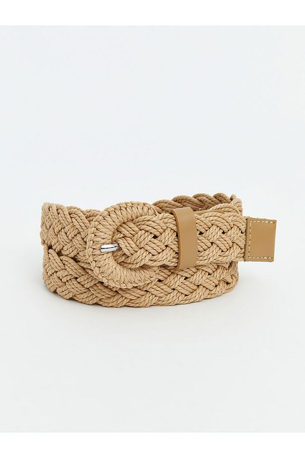 LCW ACCESSORIES Bej Hasır Kadın Kemer - 1