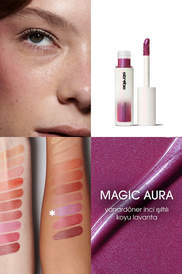 Strobe Beam Işıltılı Çok Amaçlı Likit Allık - Magic Aura 4.3 ml - 3