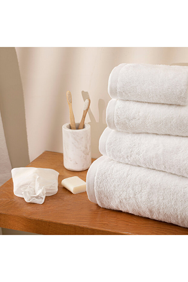 Solid El Havlusu 30x50 Cm Beyaz - 3