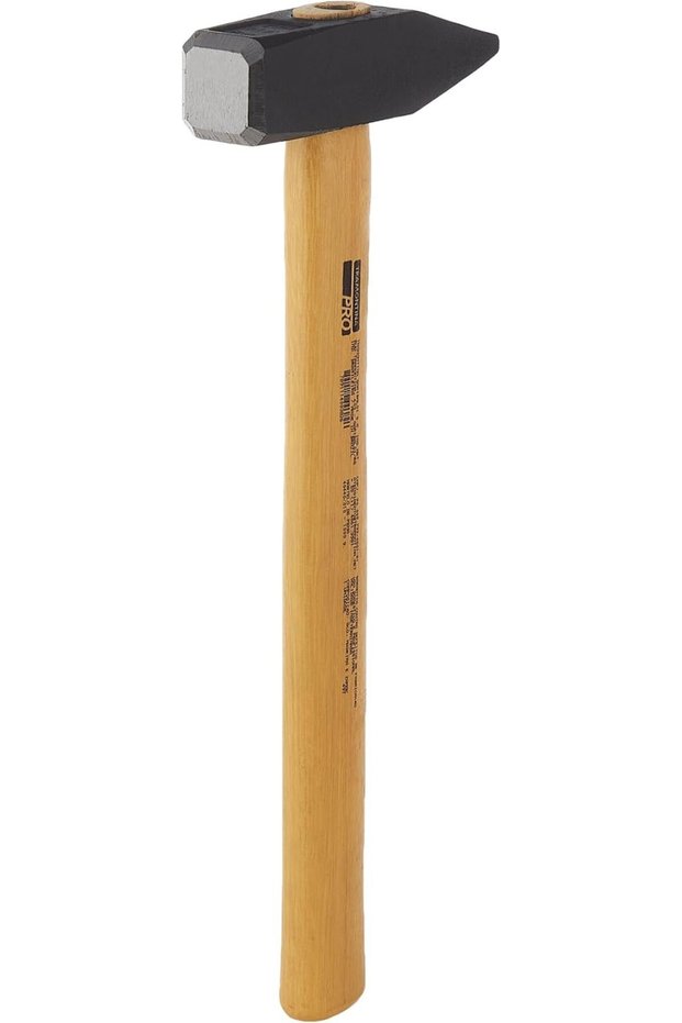 Since 1911, Made In Brazil - Pro 1.000g Machinist Hammer With Hard Wood Handle