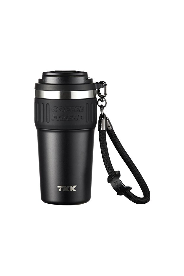 Matte Black Tkk Steel Thermos Mug 630ml