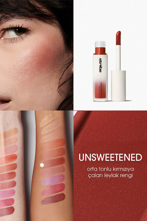 Strobe Beam Işıltılı Çok Amaçlı Likit Allık - Unsweetened 4.3 ml - 3