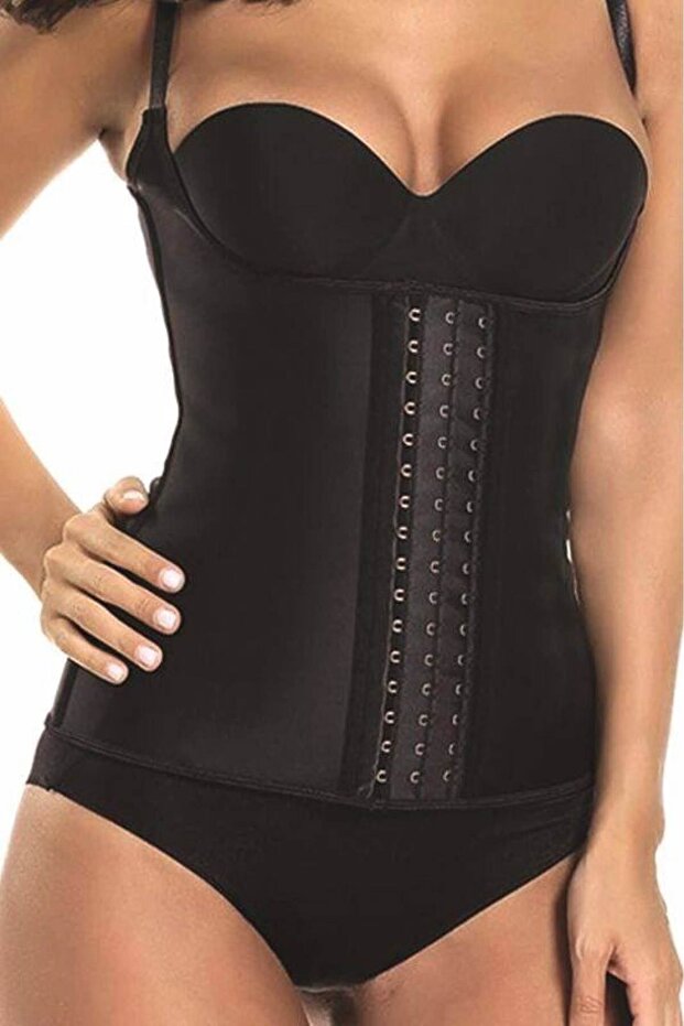 Trigoso Model 7 Underwire Slimming Effect 3 Zone Effect Strap Latex Black Color034