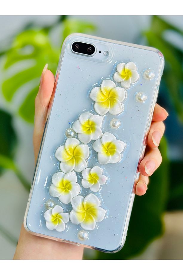 Iphone 7 Plus Ve 8 Plus Uyumlu Sarı Çiçek 3d Oyuncak Tasarım Kılıf - 2