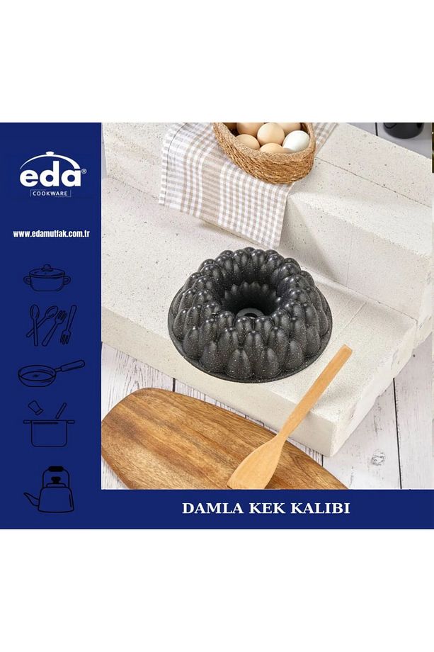 Damla Granit Döküm Kek Kalıbı ZK-939 - 5