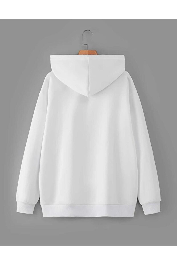 OVERSIZE TAKE ПОДРОБНИЙ КАПЮШОН BASIC SWEATSHIRT - 2