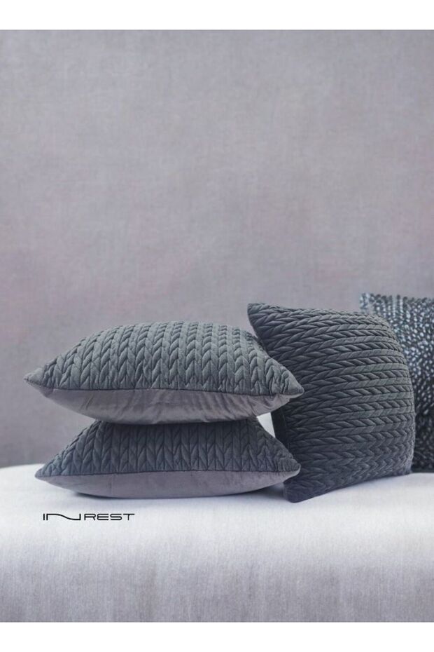 غطاء وسادة فاخر متعدد الألوان - INREST 45*45 سم قطعة واحدة