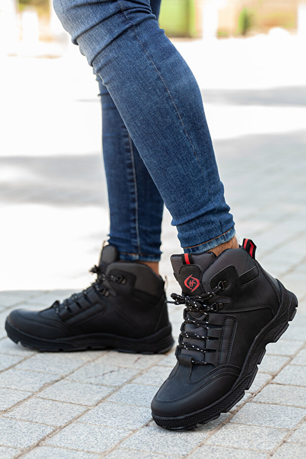 D201 férfi hosszú túrabakancs - kényelmes és tartós - 1