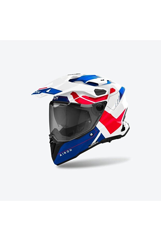 Commander 2 Reveal Blue Red Gloss Kask - 1