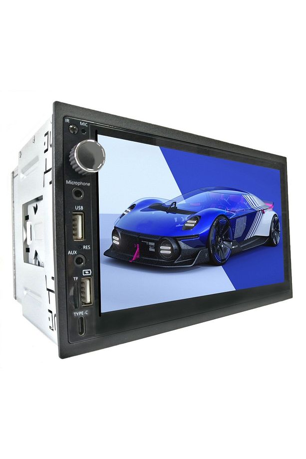 Go 3366CARPLAY 7 Inch Double Teyp Kablolu Carplay Andorid Auto Bluetooth/USB/4x60W Çıkışlı/Ge - 2