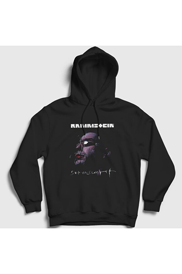 Unisex Black Till Lindemann Rammstein Hooded Sweatshirt 106350Tt