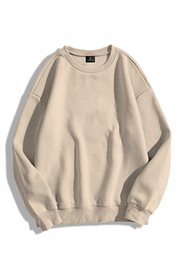 Unisex mikina s kapucí Basic Crew Neck - 1